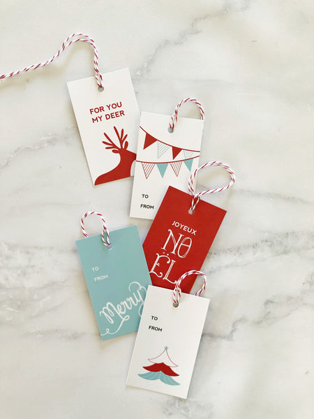 Christmas Gift tags assorted designs