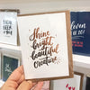 Shine Bright Beautiful Creature Card