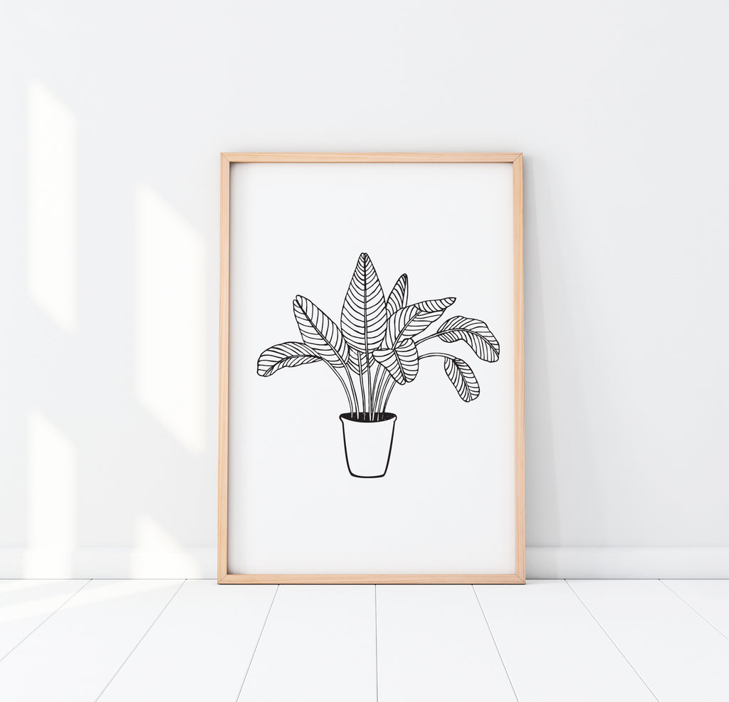 Office Plant Print