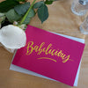 Babelicious Card hot pink