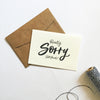 Really Sorry, Still Friends? Card